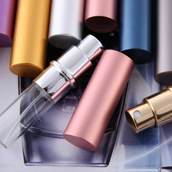 Ludlz Refillable Perfume Bottle Atomizer for Travel, Portable Easy Refillable Perfume Spray Pump Bottle for Men and Women with 5ml Pocket Size