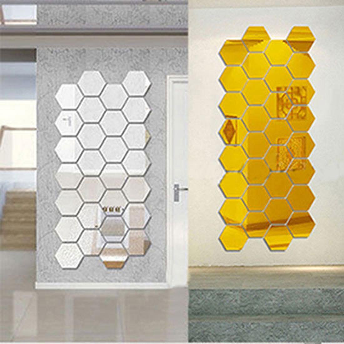 Ludlz Removable Acrylic Mirror Setting Wall Sticker Decal for Home