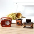 thumbnail image 1 of Ludlz Retro Phonograph Typewriter Figurine Mini Sculpture Art Craft Table Decoration, 1 of 7