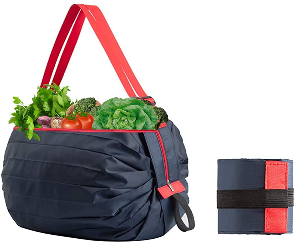 Ludlz Reusable Grocery Foldable Shopping Bags One-shoulder Bags Large ...