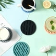 thumbnail image 1 of Ludlz Round Coaster Heat Insulation Non-slip Oil-proof Bright Color Eco-friendly Anti-scalding Silicone Round Thickened Drain Pad Coaster Kitchen Supplies, 1 of 8