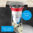 thumbnail image 1 of Ludlz Silicone Anti-odor Strainer Cover Kitchen Bathroom Pipe Floor Sewer Drain Core, 1 of 7