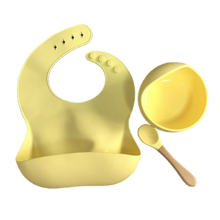 Silicone Baby Feeding Set with Suction-Training