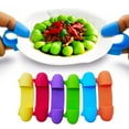 thumbnail image 1 of Ludlz Silicone Pot Holders, Silicone Pot Holders, Oven Mini Mitts, Cooking Pinch Grips for Kitchen 1 Pair Mini Silicone Heat Insulated Finger Clip Bowl Dish Plate Clamp Holder, 1 of 8