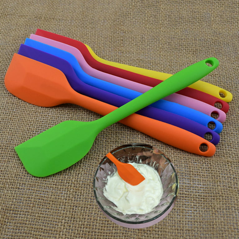 Ludlz Silicone Spatula, Heat Resistant Kitchen Silicone Scraper Spatulas,  Strong Steel Core and One-Pieces Seamless Design, Great for Cooking Mixing  