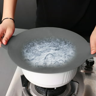 PureGenius Boil Over Spill Stopper Lid Cover Kitchen Tool, Spill Stopper  Lid Cover, Pots Pans Lid Boil Over Preventer, Boil Over Guard, Microwave