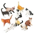 thumbnail image 1 of Ludlz Simulation Mini Cats Kitty Figure Model Statue Home Ornaments Gift Kids Toy, 1 of 7