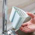 thumbnail image 1 of Ludlz Sink Basket Filter Spout Holder Sponge Storage Holder Storage - Multifunctional Sink Corner Strainer Baskets Drain Shelf Set for Kitchen Food Vegetable Potato Apple, 1 of 8