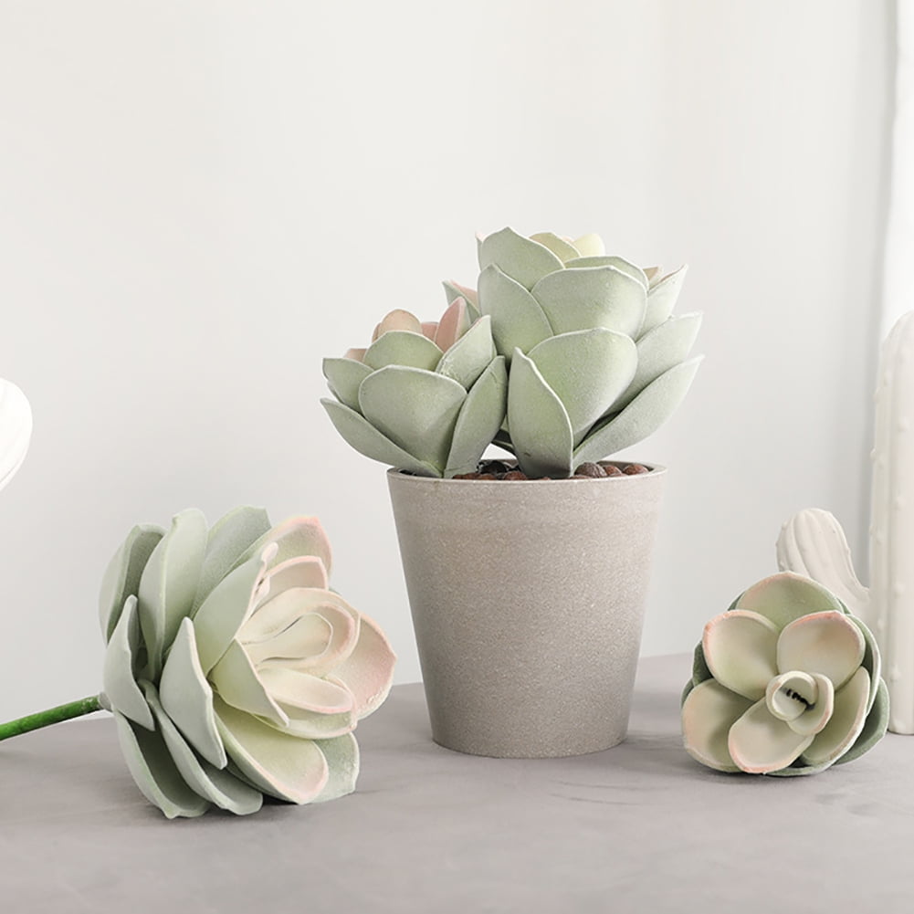 Ludlz Small Artificial Succulent Plants Mini Artificial Succulent Plant