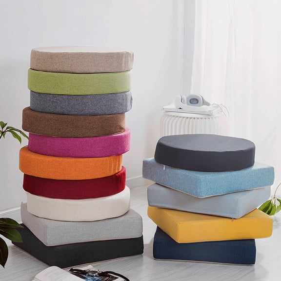 Ludlz Sofa Cushion Super Soft Wear Resistant Flax Breathable Non-Skid Seat Chair Sponge Pad for Home