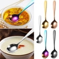 thumbnail image 1 of Ludlz Soup Spoon BPA Free Food Frade Stainless Steel Spoon Kitchen Long Handle Eating Spoon Dinnerware Tableware Tool, 1 of 8