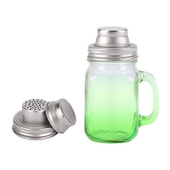Ludlz Stainless Steel Mason Jar Shaker Lids with Silicone Seals for Dredge Flour,Mix Spices,Sugar, Salt, Peppers and Any Regular Mouth Mason Jar Canning Jar
