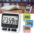 thumbnail image 1 of Ludlz Time Reminder Magnetic Backrest Silent Mode Plastic Large Display Number Timer Kitchen Cooking Baking Tool for Examination Room, 1 of 8