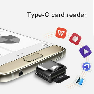 Type C TF Card/Memory Card Reader Adapter with Keychain, Leizhan USB C to  Micro SD SDHC SDXC OTG Reader, Compatible for Mac Windows Lixus Samsung