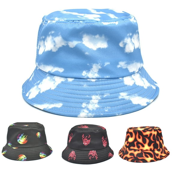 Ludlz Unisex Bucket Hat Women Fisherman Hat Sun Packable Summer Cap for Outdoor Traveling Beach Vacation