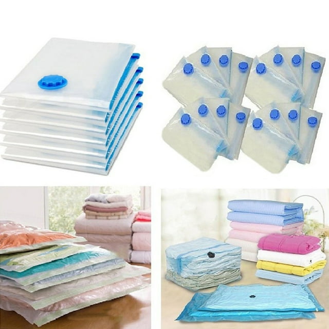 Ludlz Vacuum Seal Space Saver Storage Bag Extra Large Size Vacuum Storage Bags Compressed Closet