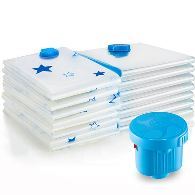 Ludlz Vacuum Storage Bags for Comforters Blankets Clothes Pillows