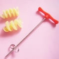 thumbnail image 1 of Ludlz Vegetables Spiral Knife Carving Tool Potato Carrot Cucumber Salad Chopper Manual Spiral Screw Slicer Cutter Manual Spiral Screw Slicer Chopper Home Kitchen Gadget, 1 of 8