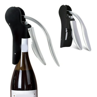 OXO Steel Vertical Lever Grip Corkscrew Smooth Gliding Wine Bottle Cork  Opener 