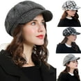 thumbnail image 1 of Ludlz Women Beret Newsboy Hat French Cap Classic Autumn Spring Winter Hats, 1 of 5
