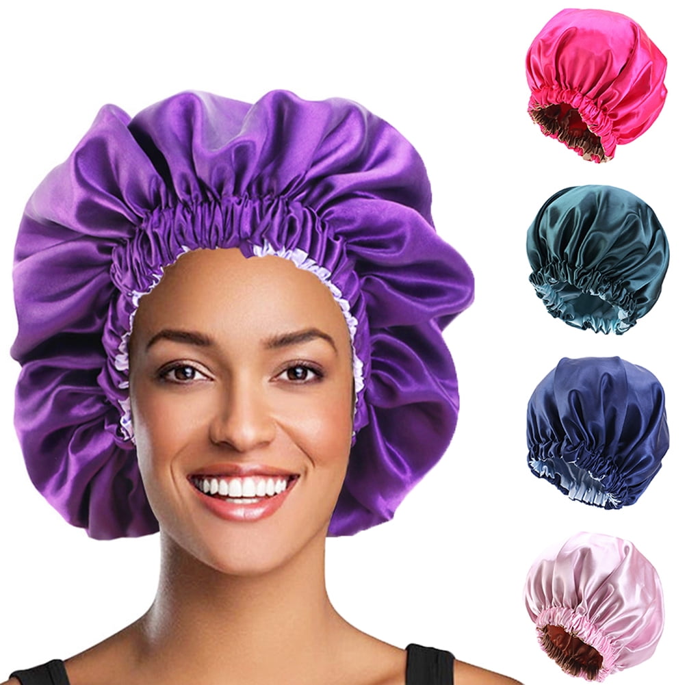 LV Double Layer Satin Bonnet – Exquisite Ladies Hair