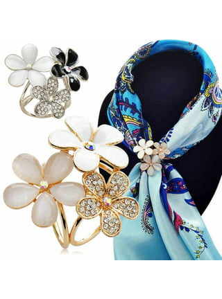 Best Deal for ZXM Scarf Clips and Rings,Scarf Pins and Clips-Handmade