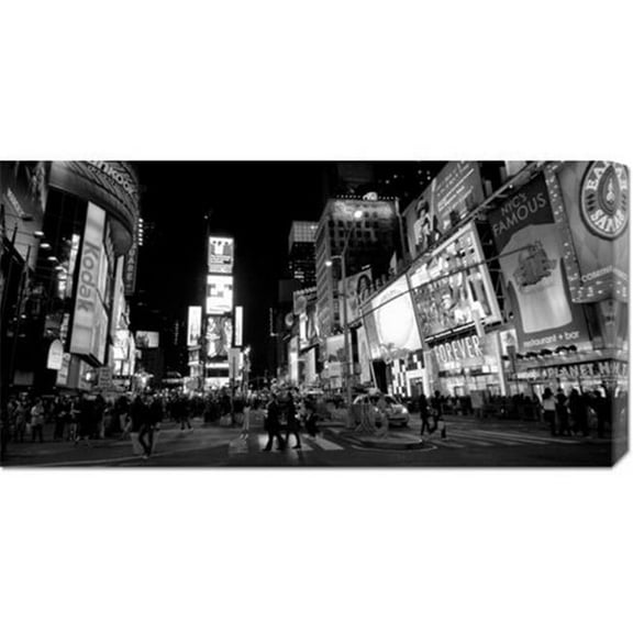 Ludo H 'Times Square at Night, NYC' Stretched Canvas