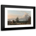 thumbnail image 1 of Ludolf Bakhuysen 14x11 Black Modern Framed Museum Art Print Titled - Dutch Ships in the Roads of Texel; in the Middle the ‘Gouden Leeuw’, the Flagship of Cornelis Tromp (1671), 1 of 5