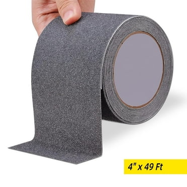 S&X Anti-Slip Grip Tape Roll - 12 Inch X 60 Ft, Heavy Duty Non-Skid Tape For Stairs & Floors