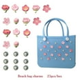thumbnail image 1 of Ludolm Charms for Bogg Bags,Pearls and Butterfly Flowers for Bogg Bag Accessories Charms Compatible with Simply Southern Beach Tote, Insert for Beach Tote, 1 of 6
