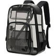 thumbnail image 1 of Ludolm Clear Backpack Heavy Duty TPU，See Through Backpack Stadium Approved，Quick Security Check See Through Backpacks Transparent Bookbag, 1 of 11