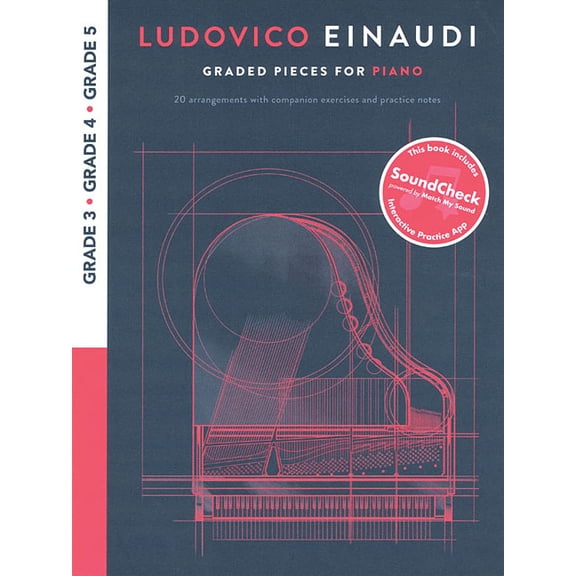 Ludovico Einaudi - Graded Pieces for Piano Book/Online Audio, (Paperback)