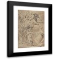 thumbnail image 1 of Ludovico Lana 17x24 Black Modern Framed Museum Art Print Titled - Allegory of Religion; God the Father Above, Faith, Hope, and Charity Below (1597-1646), 1 of 5
