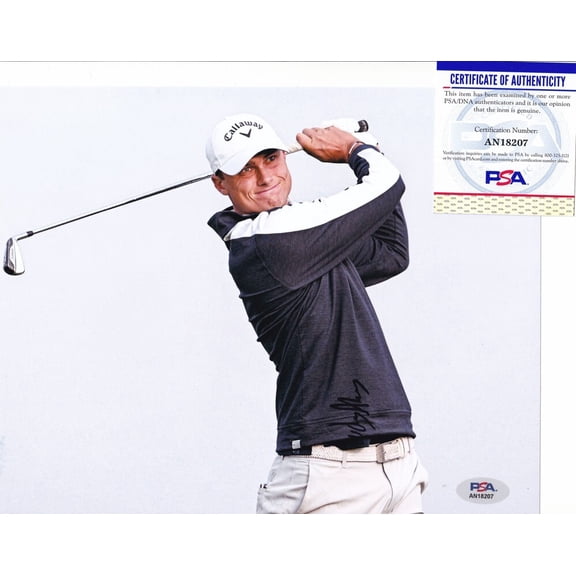 Ludvig Aberg Golf Signed Autograph 8x10 Photo PSA/DNA COA A