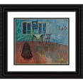 thumbnail image 1 of Ludvig Karsten 17x15 Black Ornate Wood Framed Double Matted Museum Art Print Titled - The Cash Room (1907), 1 of 5