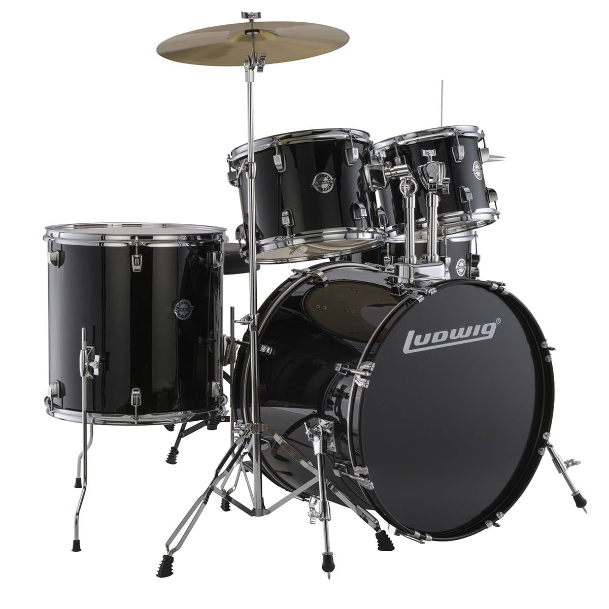 Ludwig Accent Drive 5 Piece Complete Drum Set 22