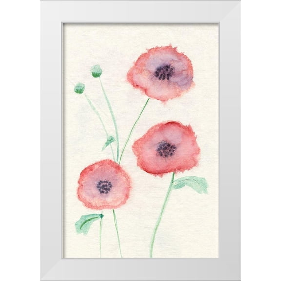 Ludwig, Alicia 11x14 White Modern Wood Framed Museum Art Print Titled - Petite Fleur I
