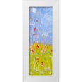 thumbnail image 1 of Ludwig, Alicia 11x24 White Modern Wood Framed Museum Art Print Titled - Raining Blossoms I, 1 of 4