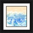 thumbnail image 1 of Ludwig, Alicia 12x12 Black Ornate Wood Framed with Double Matting Museum Art Print Titled - Morning Surf II, 1 of 4