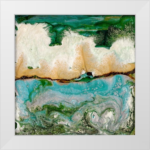 Ludwig, Alicia 12x12 White Modern Wood Framed Museum Art Print Titled - Euphrates