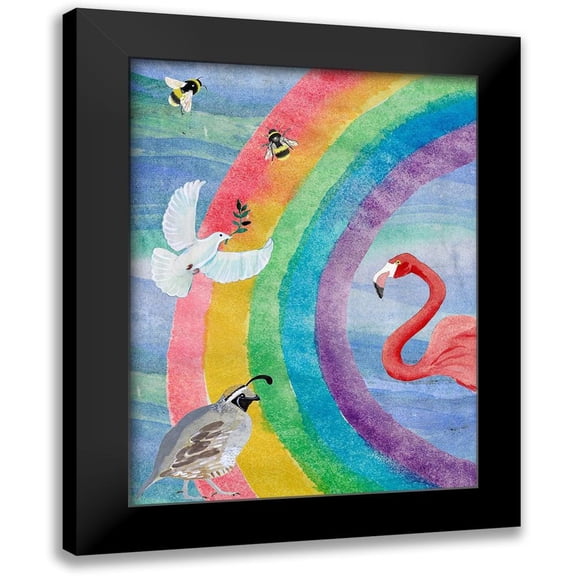 Ludwig, Alicia 12x14 Black Modern Framed Museum Art Print Titled - Noahs Ark I