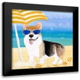 thumbnail image 1 of Ludwig, Alicia 15x15 Black Modern Framed Museum Art Print Titled - Ruffin It III, 1 of 5