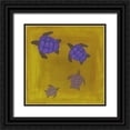 thumbnail image 1 of Ludwig, Alicia 15x15 Black Ornate Wood Framed with Double Matting Museum Art Print Titled - Wave Riders III, 1 of 4