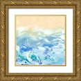 thumbnail image 1 of Ludwig, Alicia 15x15 Gold Ornate Wood Framed with Double Matting Museum Art Print Titled - Morning Surf I, 1 of 4