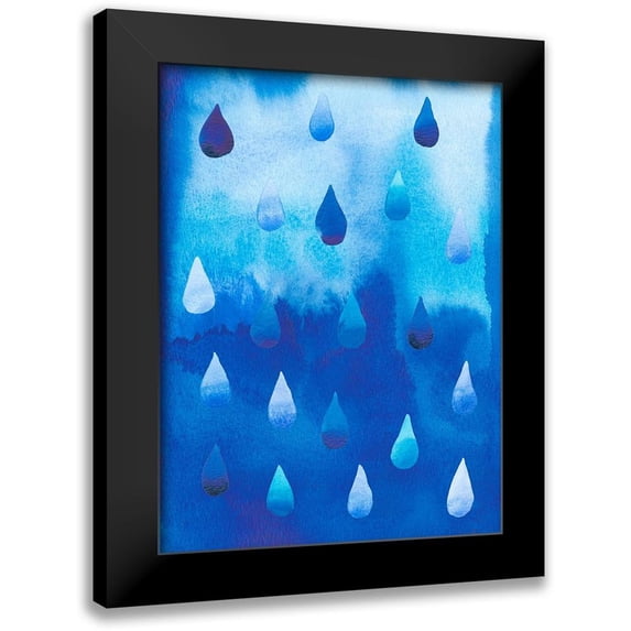 Ludwig, Alicia 15x18 Black Modern Framed Museum Art Print Titled - Drip Drop I