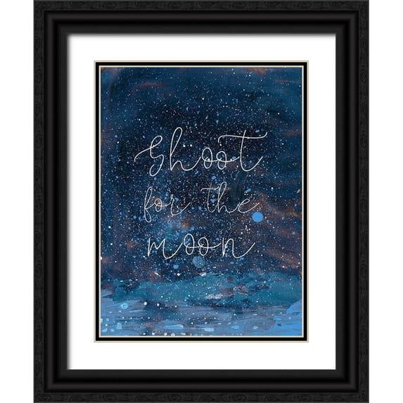 Ludwig, Alicia 15x18 Black Ornate Wood Framed with Double Matting Museum Art Print Titled - Night Magic II