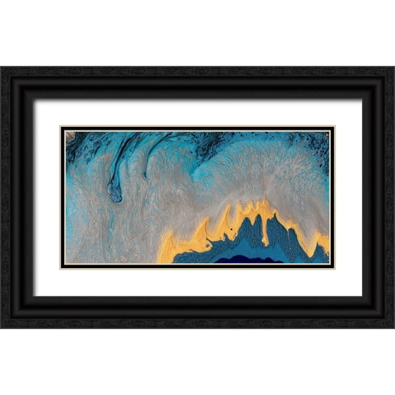 Ludwig, Alicia 18x11 Black Ornate Wood Framed with Double Matting Museum Art Print Titled - Kahuna