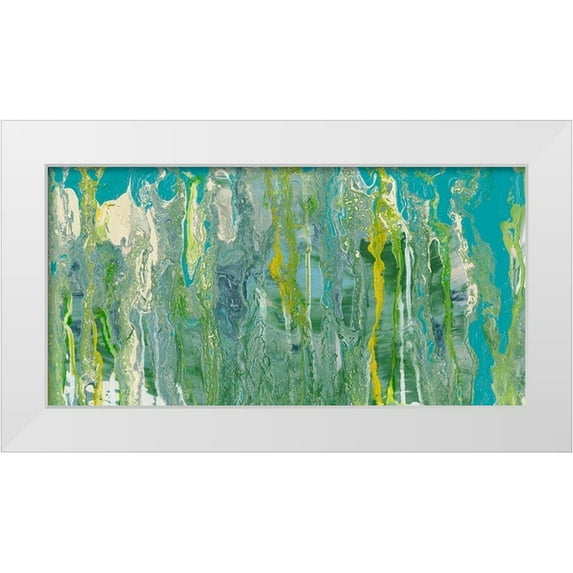 Ludwig, Alicia 18x11 White Modern Wood Framed Museum Art Print Titled - Molten Glass I