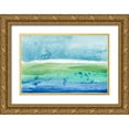 thumbnail image 1 of Ludwig, Alicia 18x13 Gold Ornate Wood Framed with Double Matting Museum Art Print Titled - Go Lightly II, 1 of 4