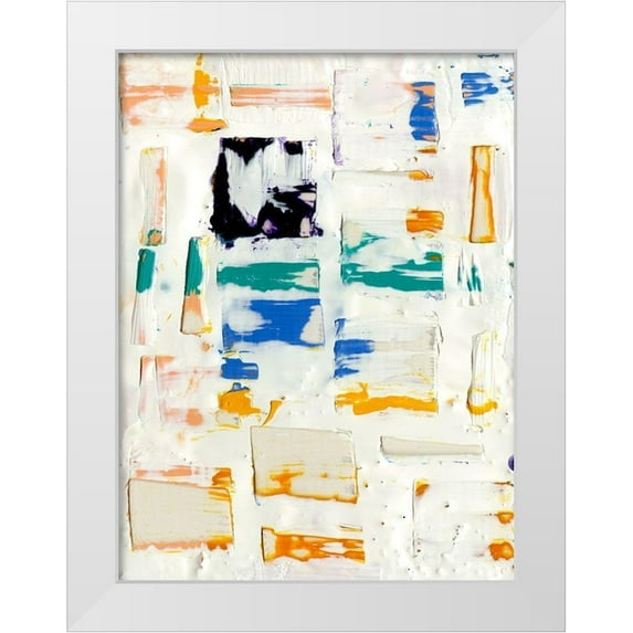Ludwig, Alicia 19x24 White Modern Wood Framed Museum Art Print Titled - Basket Weave I